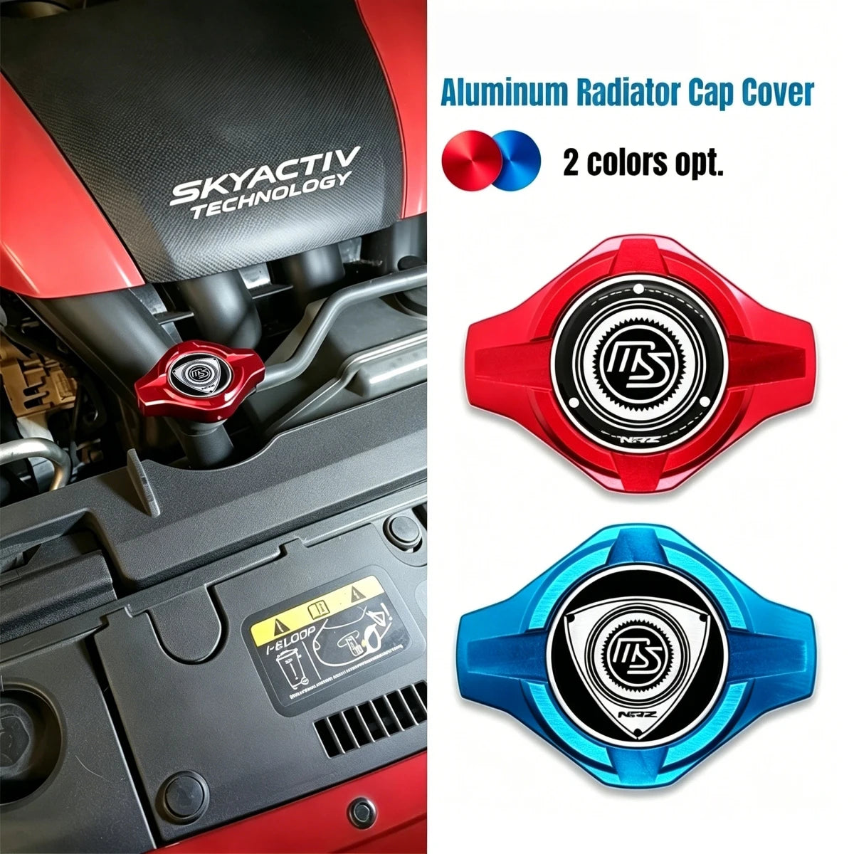 Aluminum ENGINE Oil Cap For MAZDASPEED RACING RX8 RX7 MIATA 