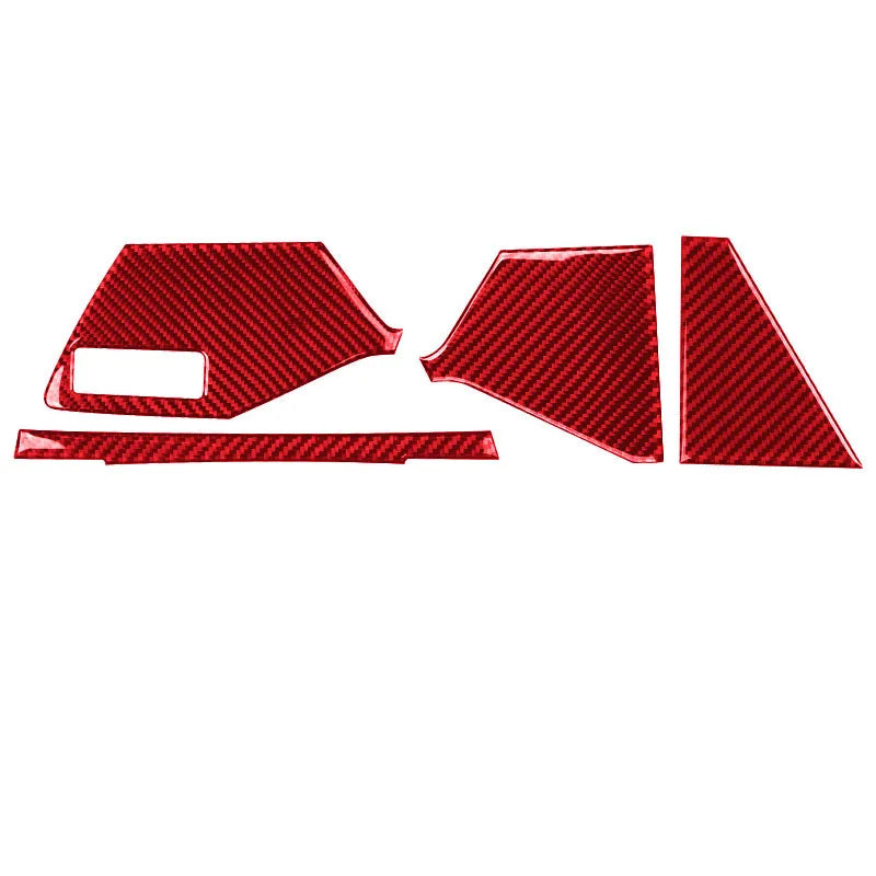 Real Soft Carbon Fiber Sticker for Audi A3 S3 8Y 2021 2022 2023 2024 2025 RHD LHD Car Central Control Instrument Interior Trim