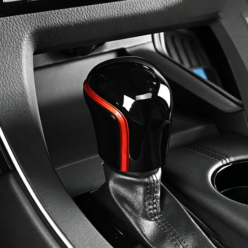 For Toyota Corolla 2019-2024 Camry 2018-2023 Carbon Fiber Car Gear Shift Knob Cover Lever Stick Head Car Accessories Trim