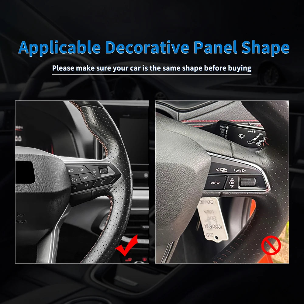 Real Dry Carbon Fiber Trim For Seat Cupra Formentor/Cupra Le