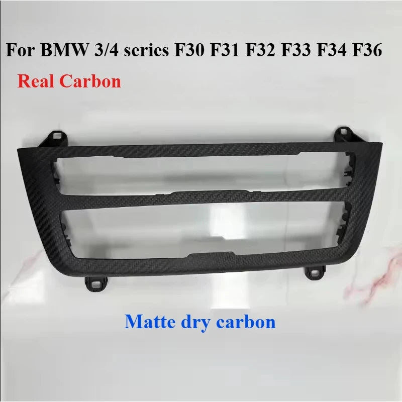 F30 F31 Car Alcantara Handbrake Handle with Carbon Fiber Gear Shift Knob Selector Trim For BMW F32 F33 F36 F80 F81 F82 F83 F84