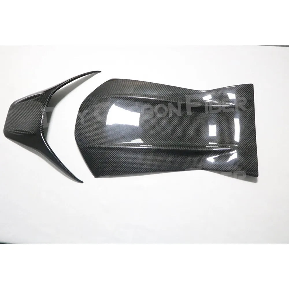 Dry Carbon Fiber Car Seat Back Cover Trim For Mercedes Benz 
