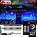 Neon LED Car Interior Ambient Foot Strip Light Kit Accessori