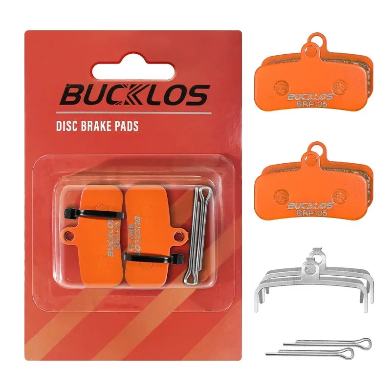 BUCKLOS Bicycle Ceramic Brake Pads for Shimano D01S D03S Disc Brake Pads MTB E-Bike 4 Piston Hydraulic Brake Pad Resin Sintered