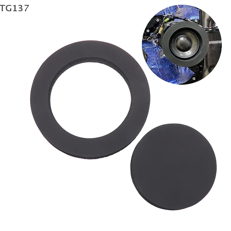 1 Pcs 4/5 Inch Universal Foam Car Speaker Sound Insulation R