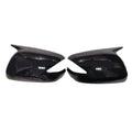 For Honda Fit Jazz 2009-2013 Car Sticker Rearview Side Mirror Cover Wing Cap Exterior Door Rear View Case Trim Carbon Fiber Look