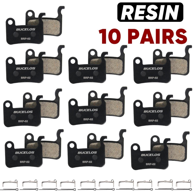 BUCKLOS Resin Disc Brake Pad For SHIMANO A01S Wear-resistant Hydraulic Brake Pads MTB Brake Pads for M06 M07 Cycling Parts