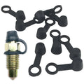 10Pcs 8mm Car Brake Pump Dust Cap Oil Drain Screw Cap Brake 
