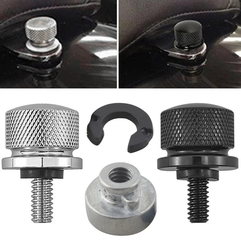 Quick Release Rear Fender Seat Bolt Nut Kit Motorcycle Mount