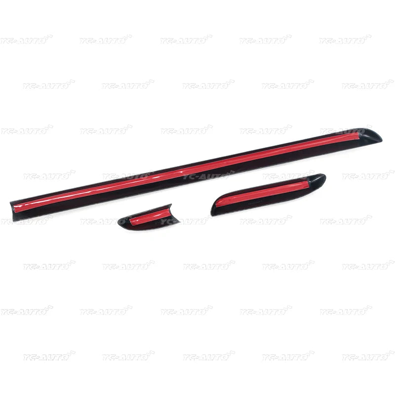 Car LHD Center Console Door Panel Carbon Fiber Trim ABS For 