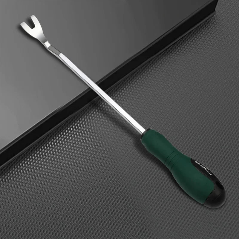 Auto Door Panel Clip Remover Tool Set Durable Steel Pry Bar 