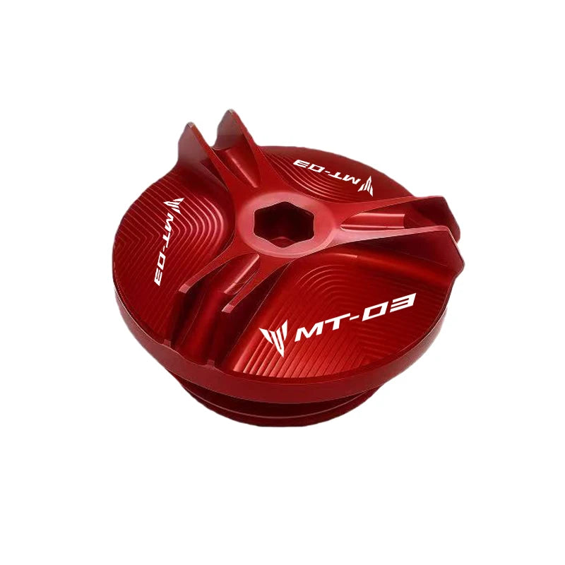 For YAMAHA MT-03 MT03 MT 03 2015-2026 engine oil cap bolts fuel filler cap protection accessories