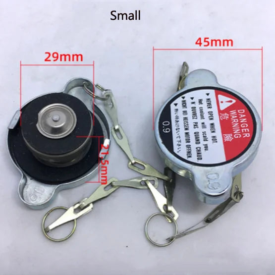 Car Radiator Cap Universal Radiator Cap Nozzle Cover Loader Forklift Truck Agricultural Vehicles Big Small Size 1PC