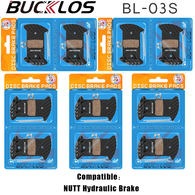 BUCKLOS Bicycle Disc Brake Pad Ceramic Bike Hydraulic Brakes Pads Road MTB Brake Pad for Shimano L05A J04C J05A H03A N03A NUTT