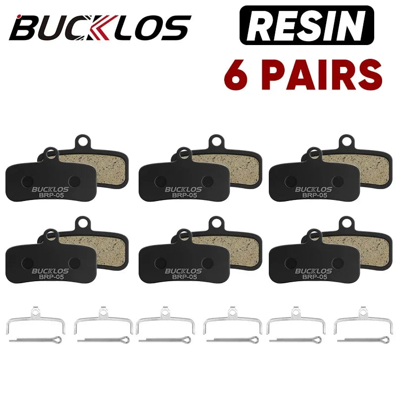 BUCKLOS Resin Disc Brake Pad For SHIMANO D02S Wear-resistant Hydraulic Brake Pads MTB Brake Pads for N03A H03A Cycling Parts