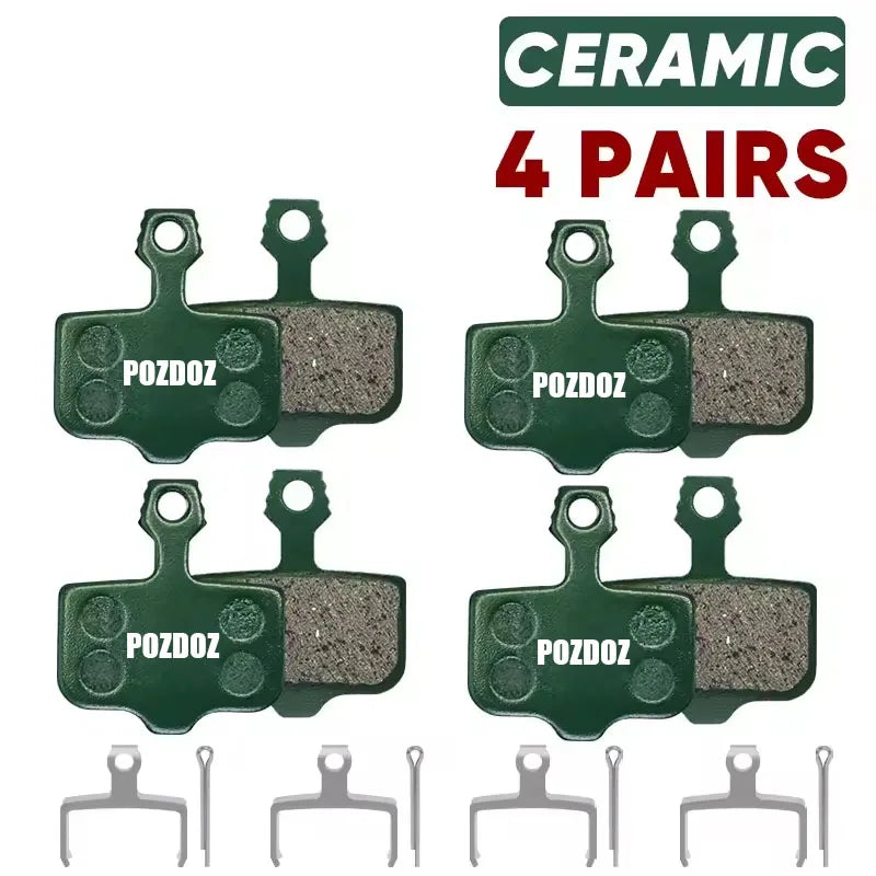 POZDOZ Ceramic Hydraulic Disc Brake Pads Wear-Resistant Disc Brake Pads for SRAM AVID ELIXIR 1/2/4/6/8/10Pairs MTB Brake Pads
