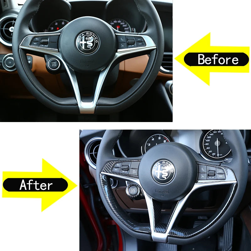 ABS Carbon Fiber For Alfa Romeo Giulia Stelvio 2017 2018 201