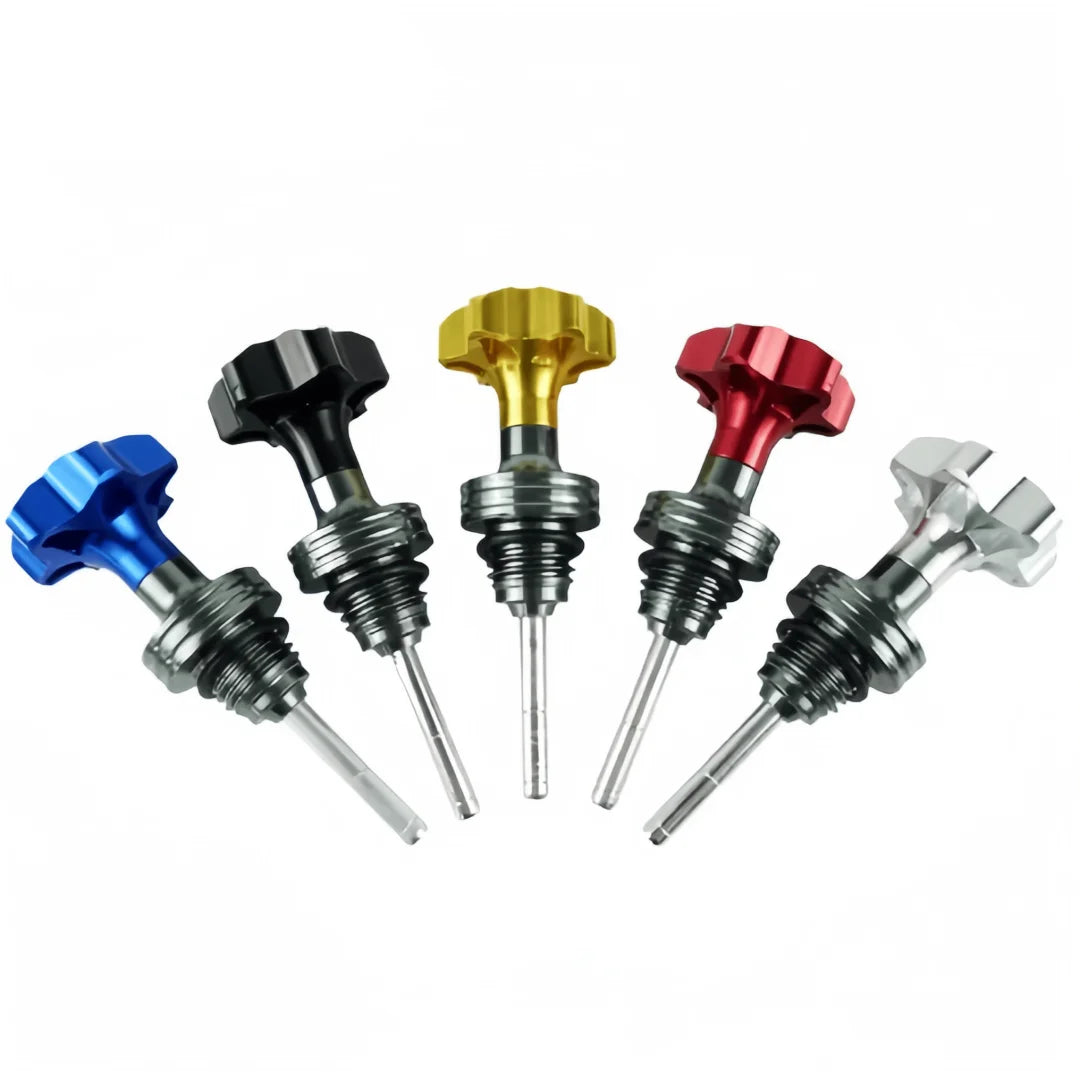 1pcs Aluminum Motorcycle Engine Oil Dipstick Filler Cap Plug
