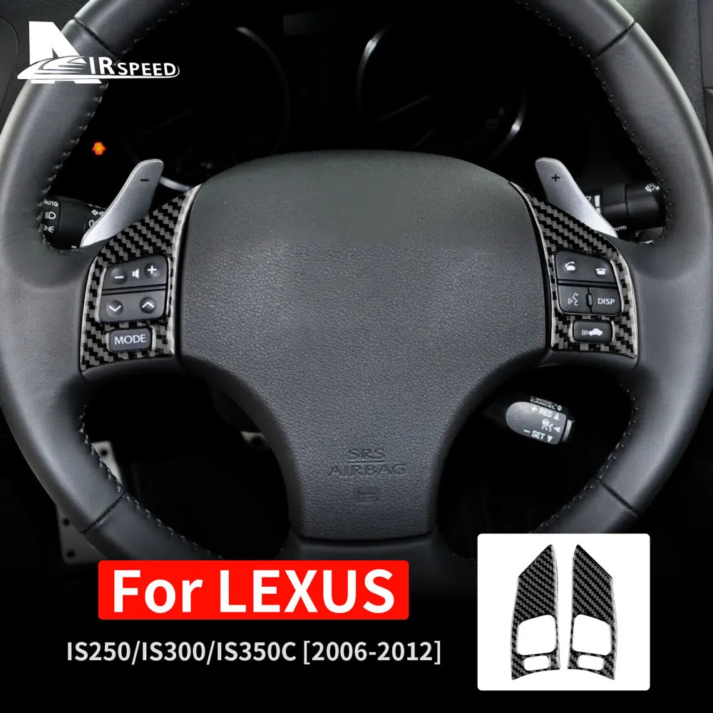 Real Soft Carbon Fiber Sticker For Lexus IS250 300 350C 2006