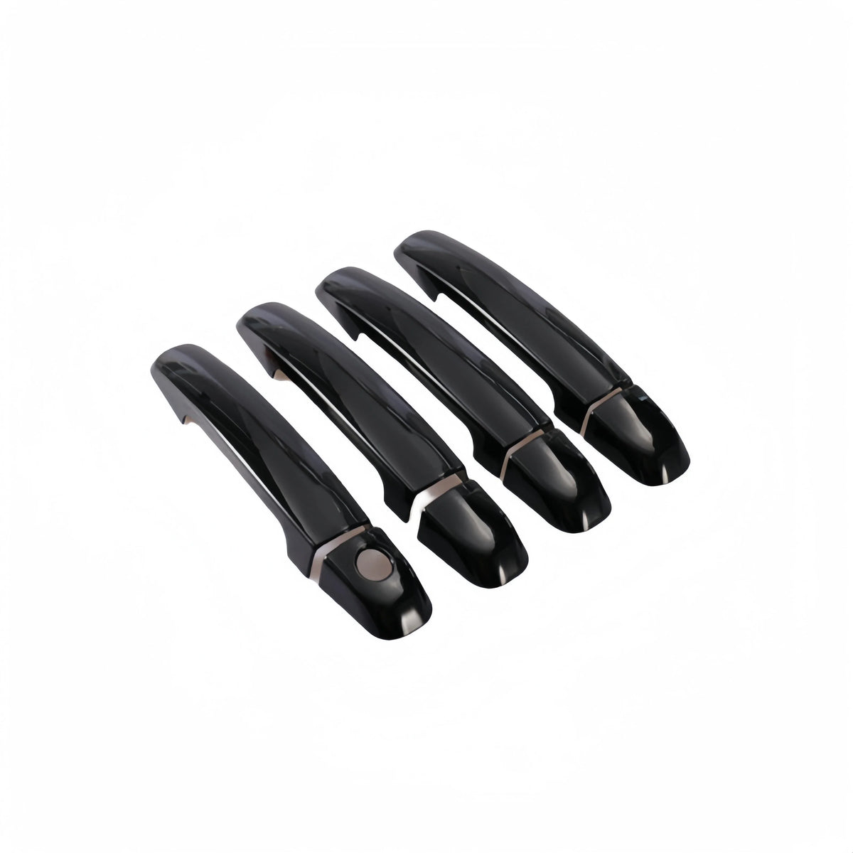 Glossy Black Carbon Fiber Car Door Handle Cover Trim Sticker Styling Accessories For Suzuki Swift 2005-2017