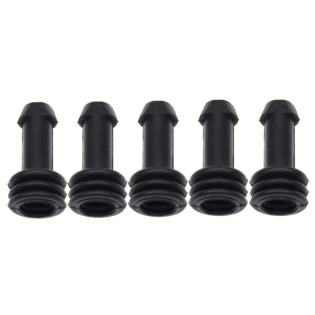 10Pcs 8mm Car Brake Pump Dust Cap Oil Drain Screw Cap Brake Caliper Bleed Nipple Black Screw Dust Caps Cover Rubber Motorcycle