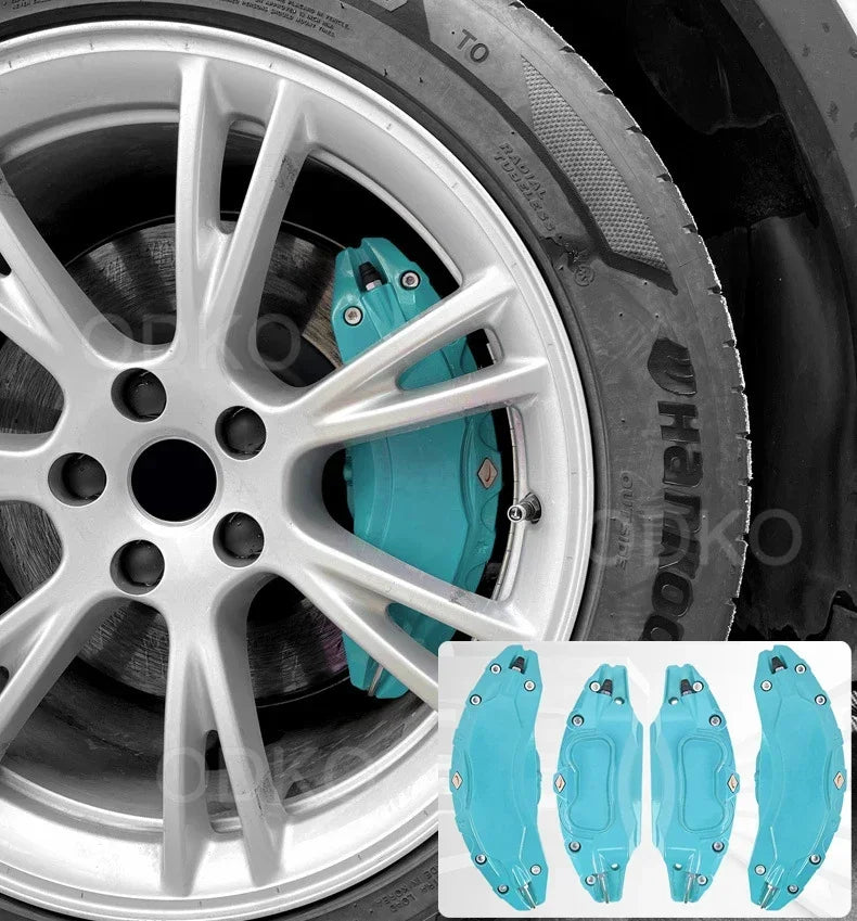 For Tesla Model YL 2025 Brake Caliper Covers Set of 4 Caliper Covers 18 19 Inch Wheel Hub Aluminium Alloy Accessories