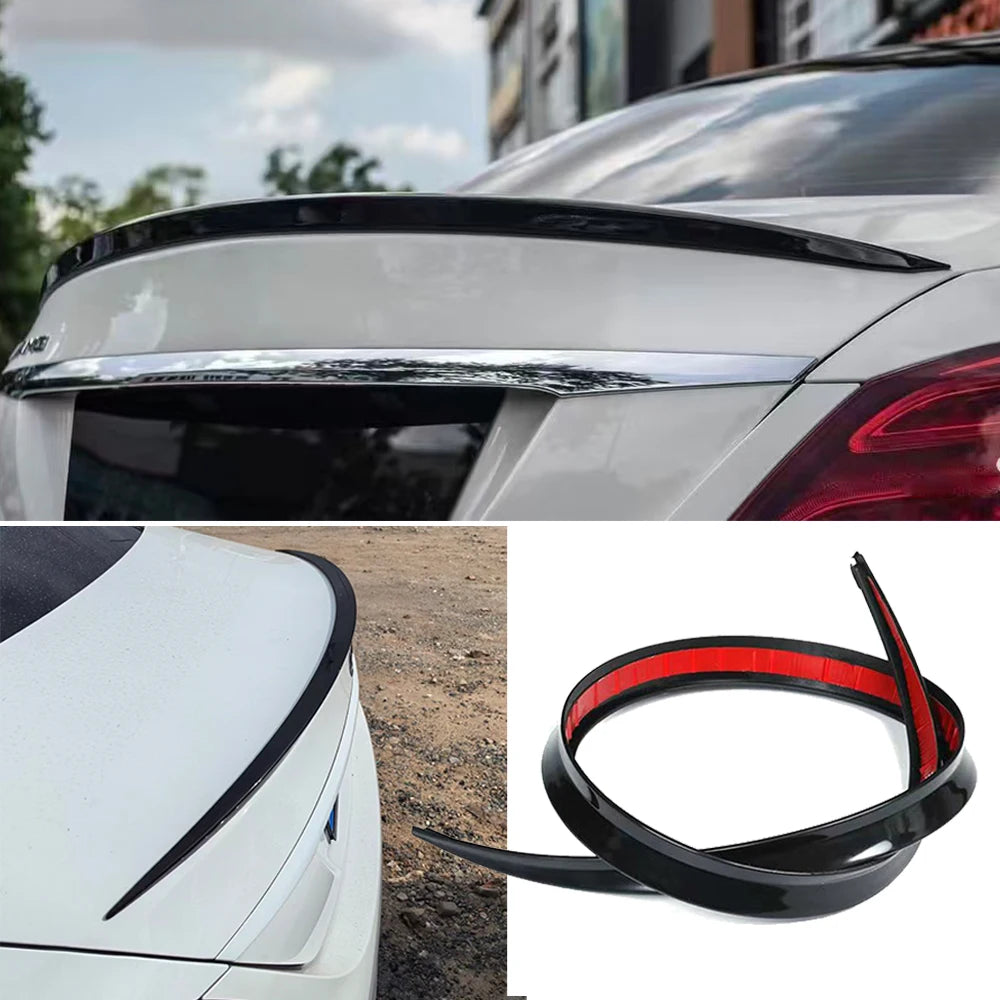Car ABS Universal 1.2M BlackSpoiler Carbon Fiber Accessory C