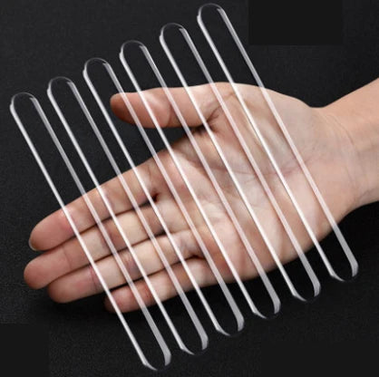Car Door Edge Transparent Anti Scratch Protection Strips Bumper Scuff Plate BarRearview Mirror Anti-collision Protector Sticker