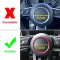Car Steering Wheel Center Ring Decor Trim Cover for Audi A4 