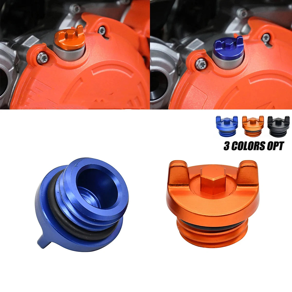 Motocross Engine Oil Filler Plug Cap Cover For KTM EXC EXCF 