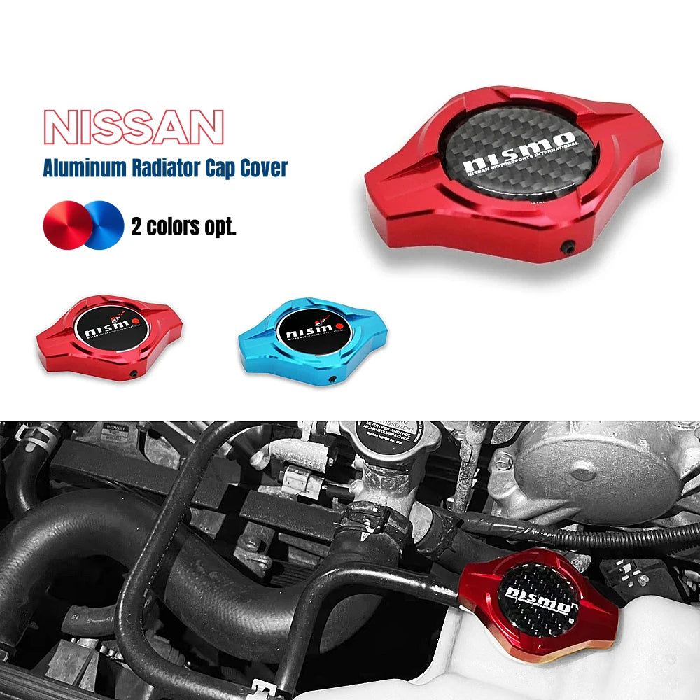 Aluminum Radiator Cap Cover for nissan ALTIMA MAXIMA SILVIA 
