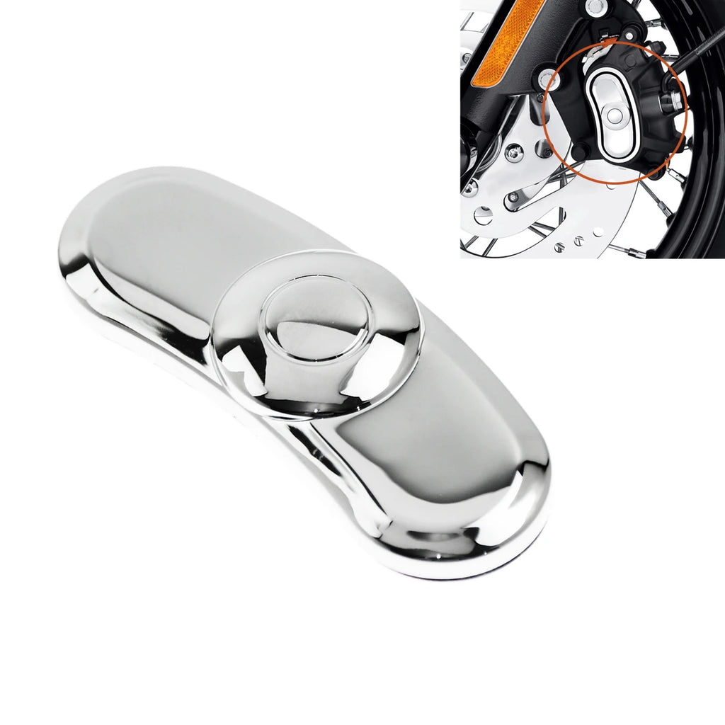 Motorcycle Front Rear Brake Caliper Sticker ABS Chrome For Harley Sportster Iron 883 1200 Custom Forty Eight SuperLow 2014-19
