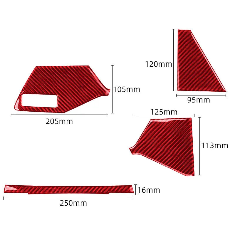 Real Soft Carbon Fiber Sticker for Audi A3 S3 8Y 2021 2022 2