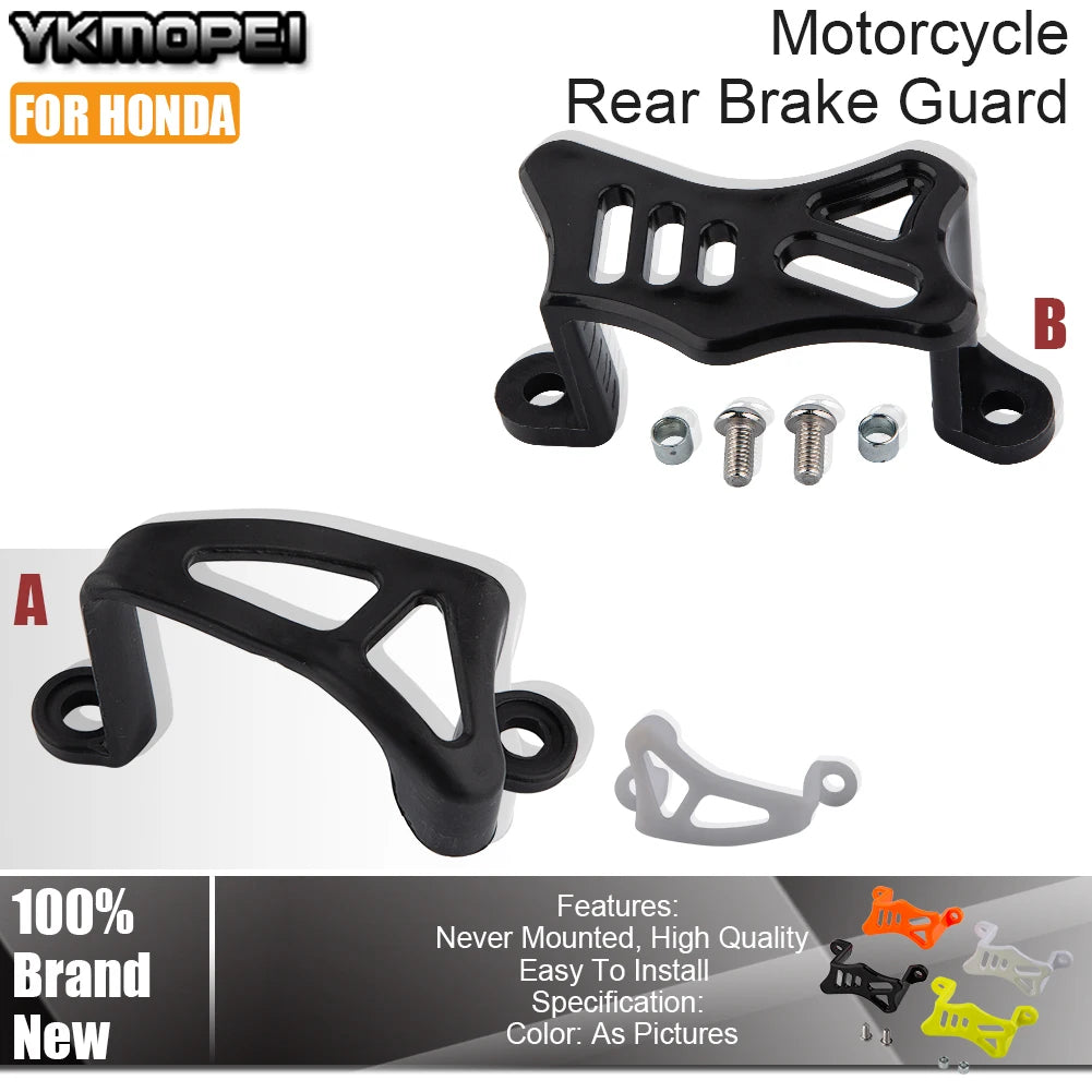 YK Motorcycles Rear Brake Caliper Cover Guards For HONDA CR 