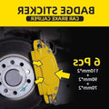 6pcs Car Brake Caliper Stickers for Disc Brembo Stickers Per