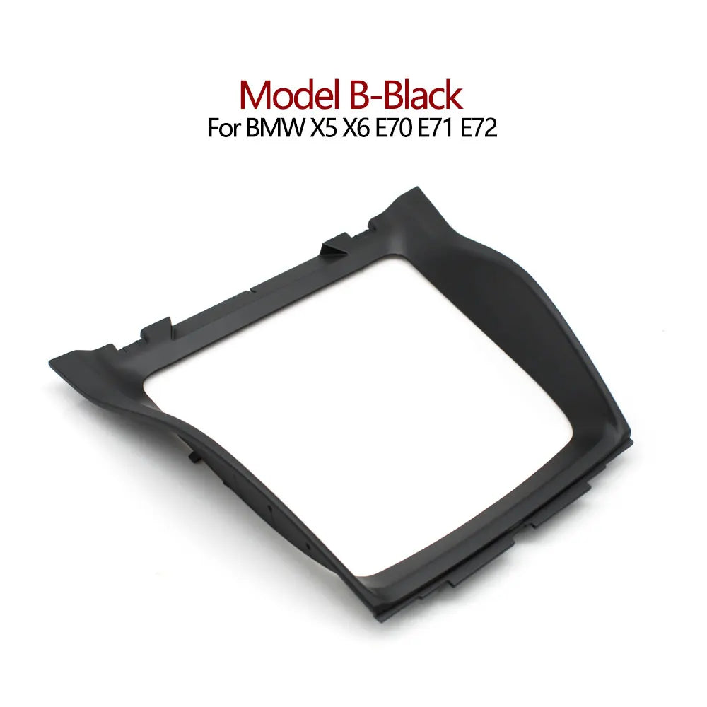 LHD RHD Car Front Center Console Water Cup Holder Decorative Cover Panel Trim For BMW X5 X6 E70 E71 E72 51166956756 51169129401