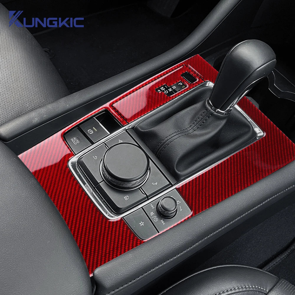 Real Soft Carbon Fiber Sticker For Mazda 3 Axela 2019 2020 2