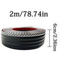 Carside Skirt Bumper Thickened Universal Decorative Strip Body Modification Anti-Scratch Shield Skirt Protective Strip Accessori