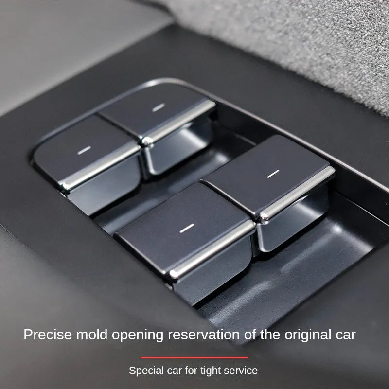Window Lift Button Sequins Trim for Tesla Model 3 Y Juniper 