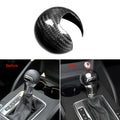 Carbon Fiber Pattern Gear Shift Knob Handle Trim Cover Stick