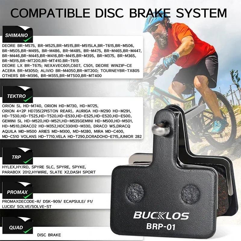 BUCKLOS CERAMIC Disc Brake Pads for Shimano B01S B03S B05S B