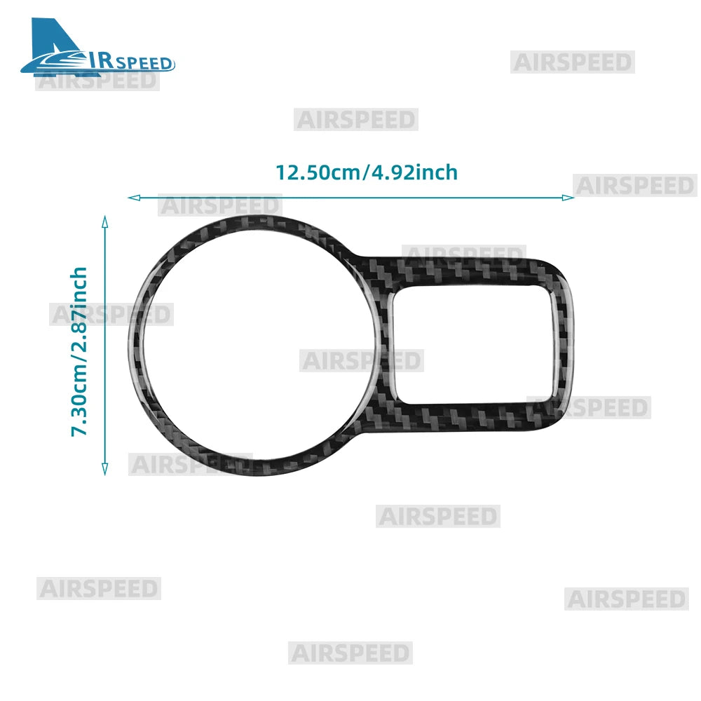 Real Soft Carbon Fiber Sticker For Volkswagen VW Polo MK5 6R