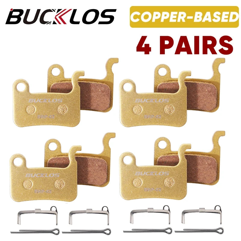 BUCKLOS MTB Disc Brake Pads for SHIMANO A01S Copper-Based Metal Hydraulic Brake Pad Mountain Bike Brake Pads for M975 M765 M595