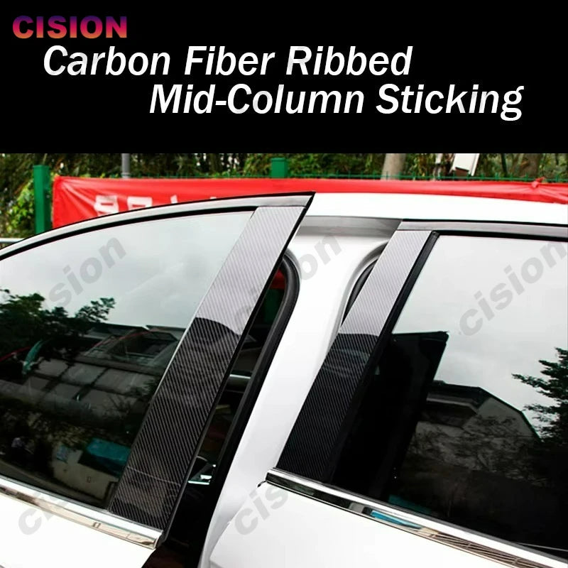 Black Car Door Middle B Pillar Post Cover Trim For Geely EX5