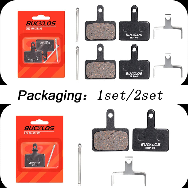 BUCKLOS Fit B01S Disc Brake Pad Resin Semi-metallic Ceramic 