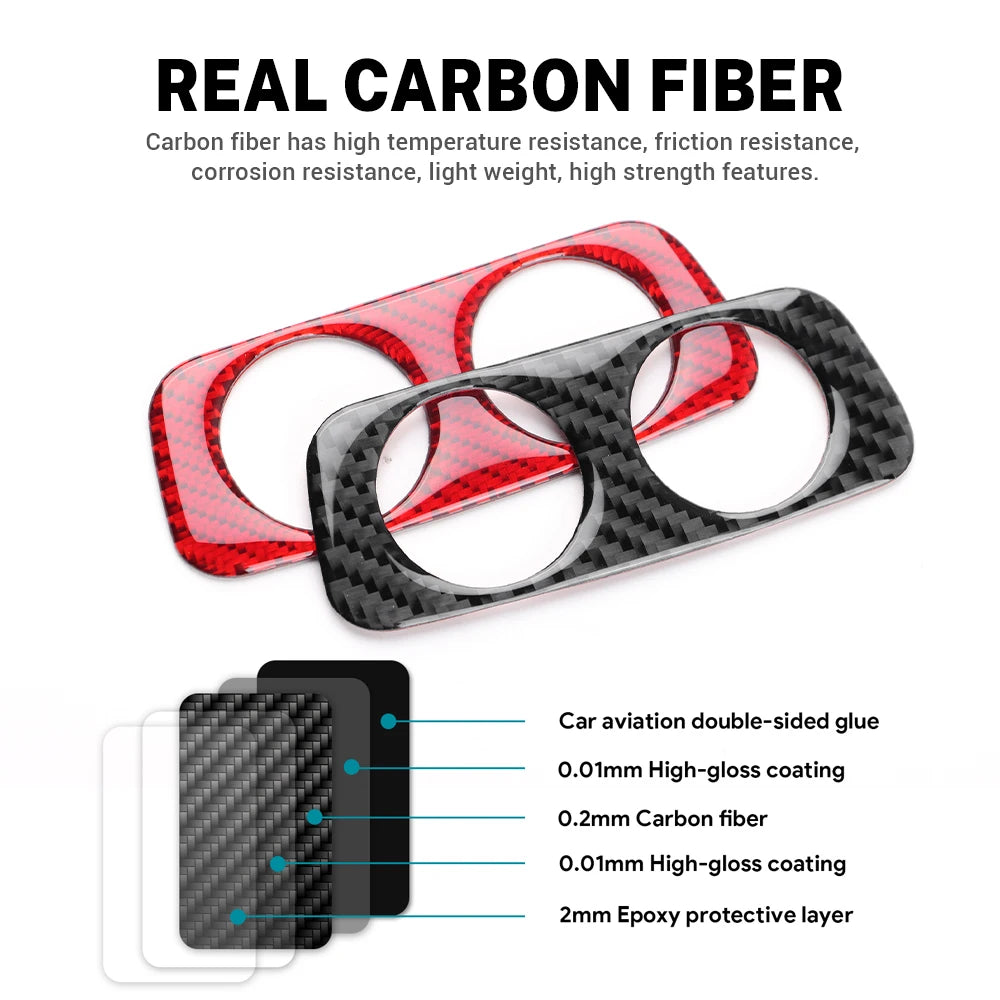 Real Soft Carbon Fiber Sticker For Kia Stinger 2019 2020 202