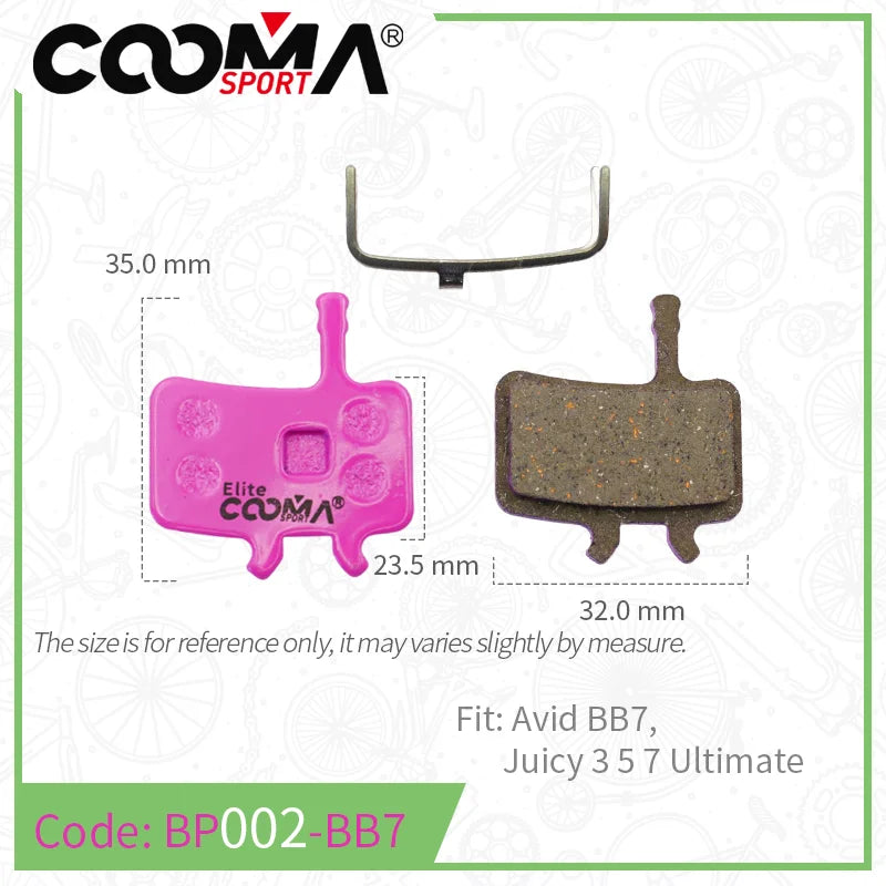 4 Pairs 8 PCS Ceramic Bicycle Brake Pads for SRAM Avid Shimano Magura Hayes Formula Hope ZOOM JAK Bike Caliper
