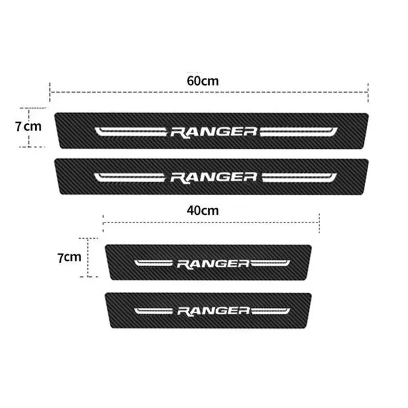 Car Door Sill Sticker Threshold Trim Decals Protective Strip