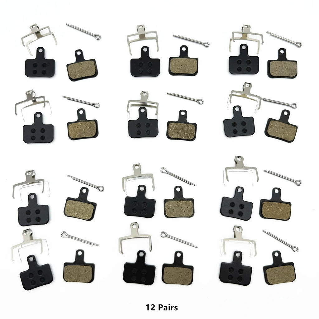 Resin Disc Brake Pads for Mountain Bike - 2/4/8/12 Pairs Compatible with Sram Level T/TL/Ultimate/TLM DB Elixir 9/7/5/3/1/CR/R