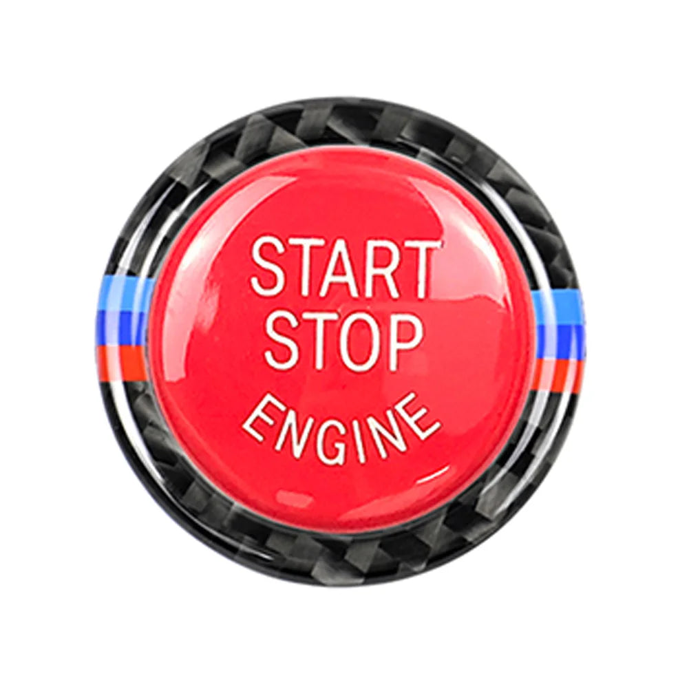 Car Engine Start Stop Button Replace Cover Switch Trim Ring Sticker for BMW E90 E92 E93 320i Car Interior Styling Accessories